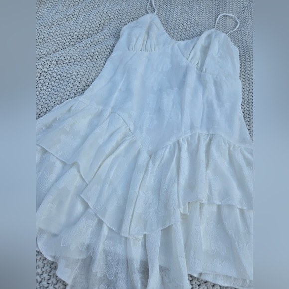 Wild Fable Tiered Mini Dress Womens Small - Picture 2 of 4